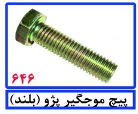 پیچ موجگیر پژو (بلند)